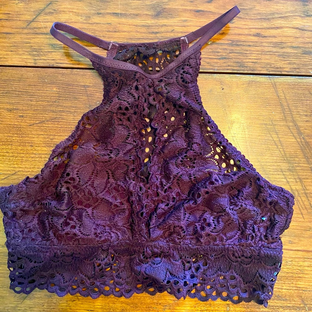 Dark purple XS Aerie bralette